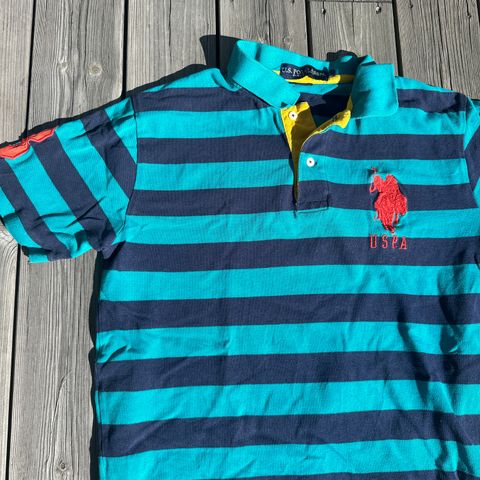 Flott piquet t-skjorte fra U.S. Polo Assn str L