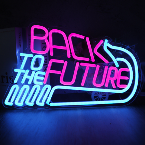 Neon Led Lampe Back To The Future