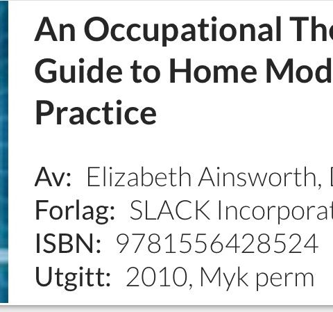 An Occupational Therapists's Guide to Home Modification Practice