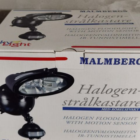 9Halogen lyskaster 300 W