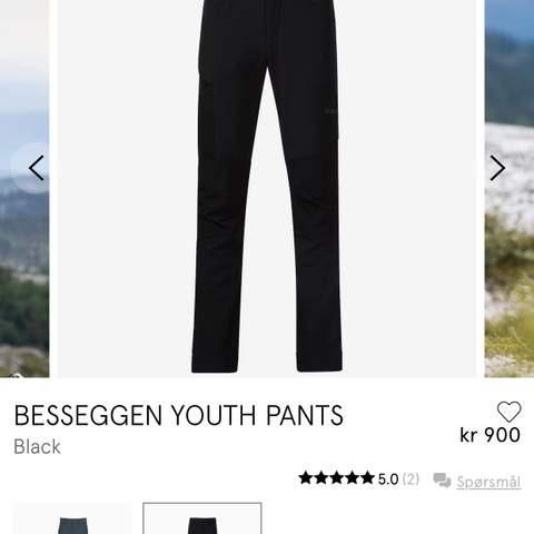 Besseggen youth pants ( BERGANS )