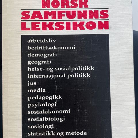 Norsk samfunnsleksikon