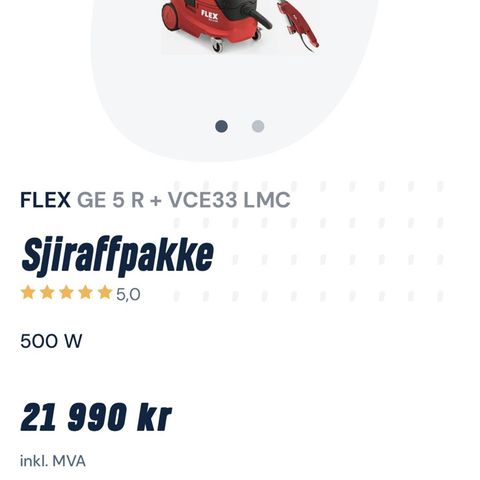 FLEX GI 5 R vegg- og taksliper