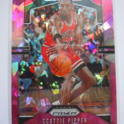 NBA Scottie Pippen Panini Pink Cracked ice Prizm Chicago Bulls basketballkort