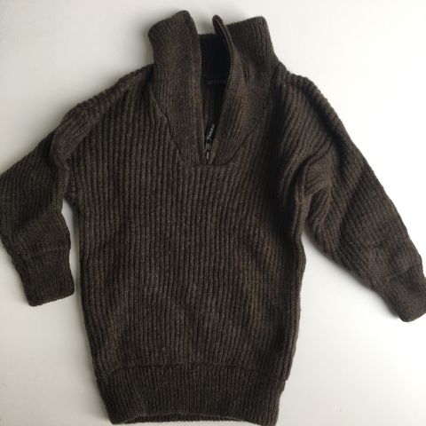 100% Shetland wool/ull genser til barn