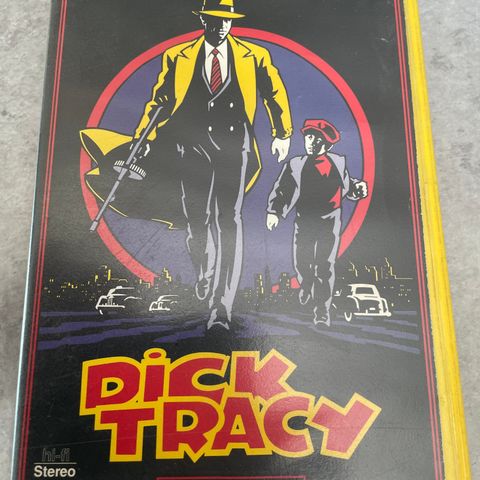 Dick Tracy. Vhs big box