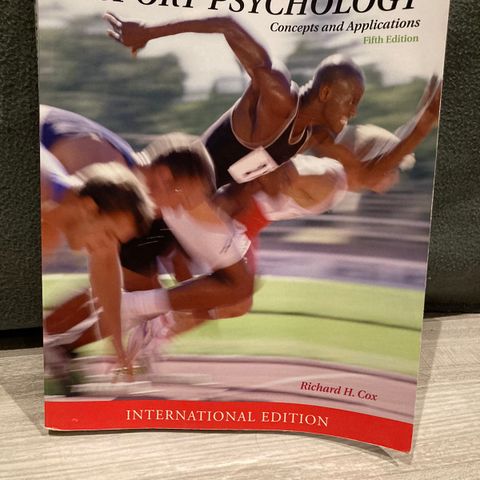 Fagbok/bok «Sports psychology» Richard H. Cox