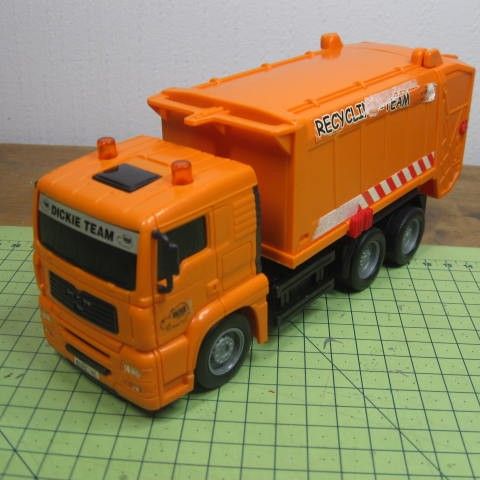 Dickie Toys - Søppelbil (2013) - plast - 23x7 cm. Se bilder!