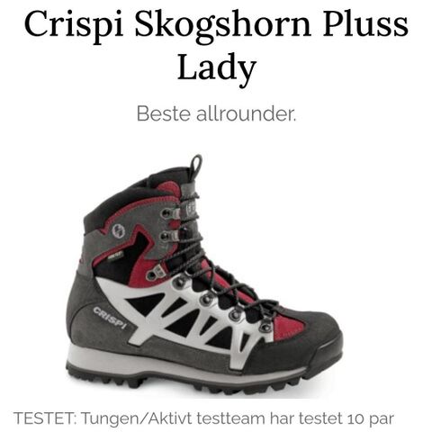 Crispi skogshorn lady fjellsko gtx str 38