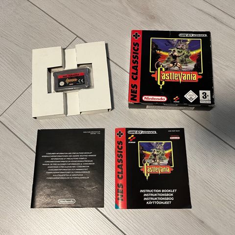 Castlevania NES Classics Nintendo Game boy Advance