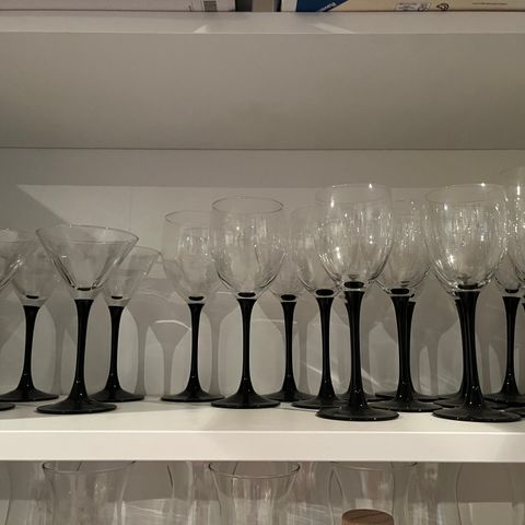 Vin og cocktail glass