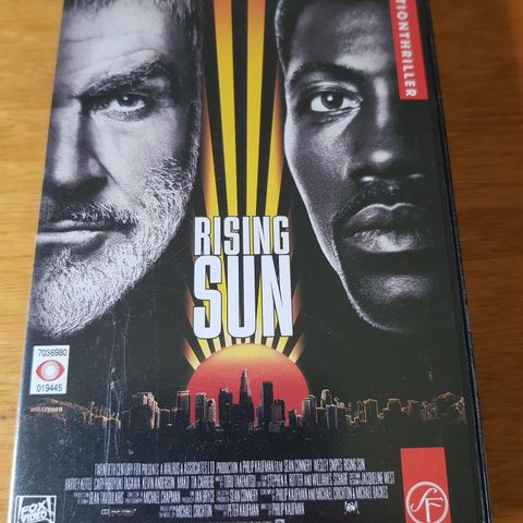 Rising Sun vhs