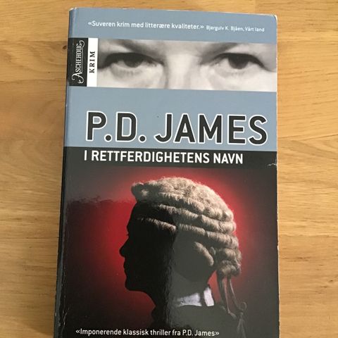 Pocketbok: P.D. James, I rettferdighetens navn