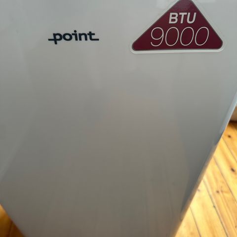 Point Klimaanlegg/AC, 9000 BTU.  for rom opptil 18kwh, LITE brukt.