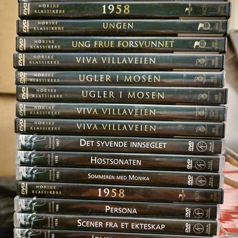 NORSKE KLASSIKERE DVD & VHS
PRISER FRA 799KR