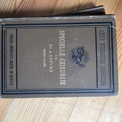 gammelt tysk bok medisin