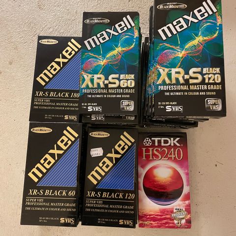 20 stk. kvalitet VHS kassetter selges samlet.