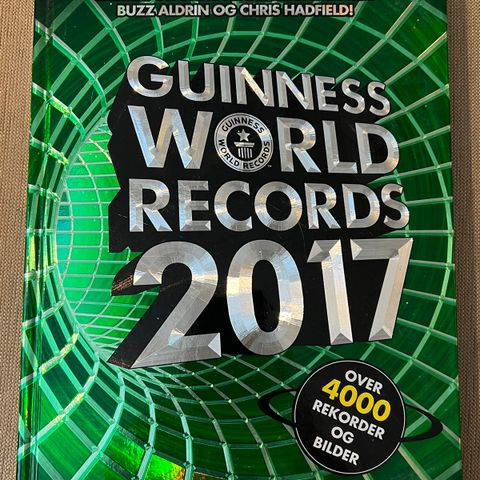 Guinnes rekordbok 2017, nypris Norli kr 336