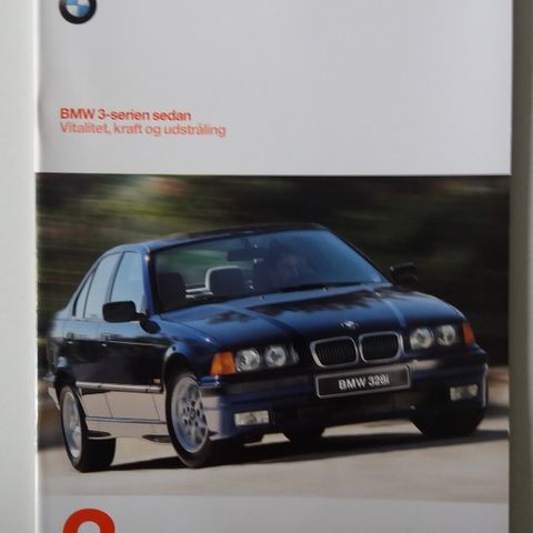 BMW 3 - Serie -brosjyre.  ( E36 )