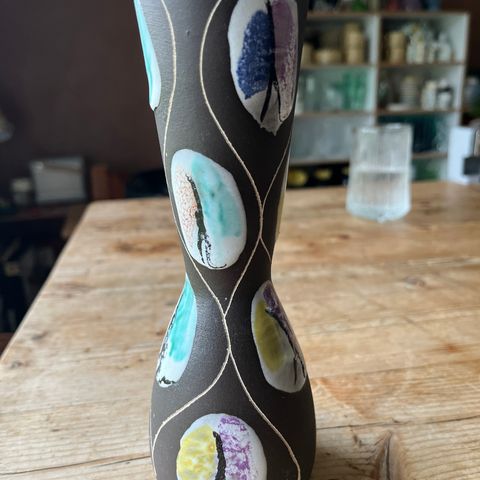 West Germany Eyelet vase