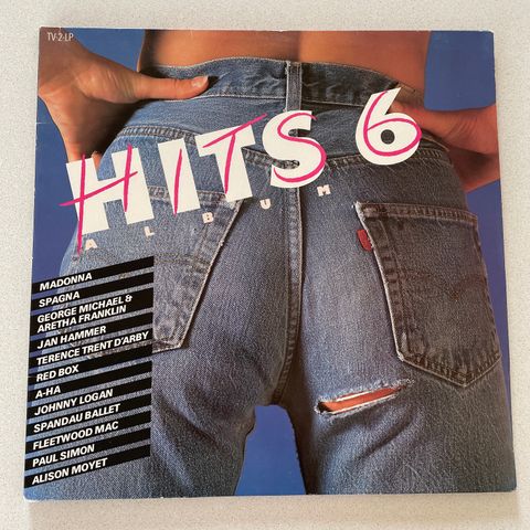 vinyl dobbelt-LP Hits 6 fra 1987