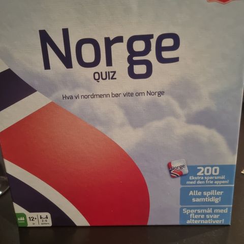 Brettspill "Norge quiz"