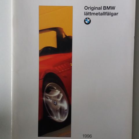 BMW Lettmetallfelger -brosjyre.