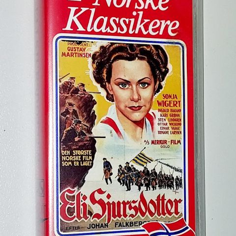 VHS SMALL BOX.NORSKE KLASSIKERE.ELI SJURSDOTTER 1938.