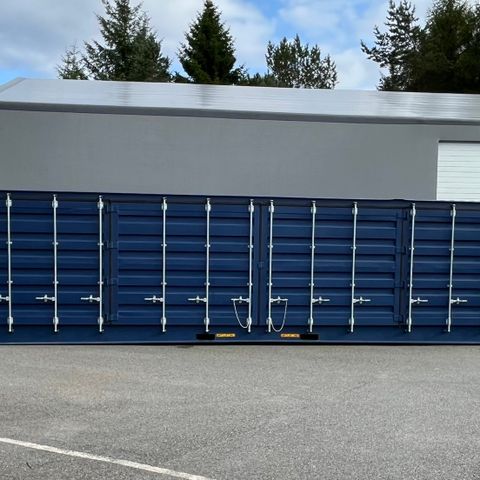 2 stk 40 fot HC container med full sideåpning - Bergen