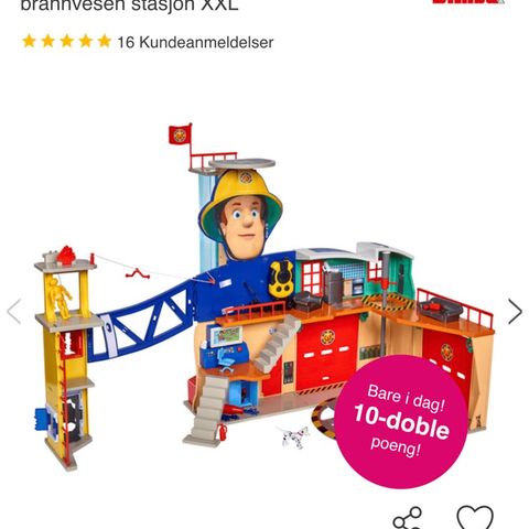 Leker brannmann sam, paw patrol og helikoper