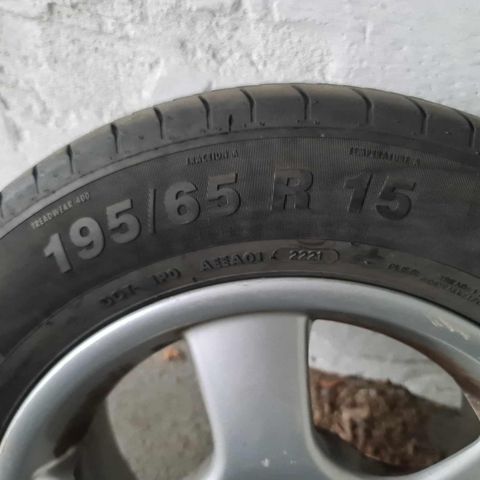 Dekk 4 stk 195/65 R15