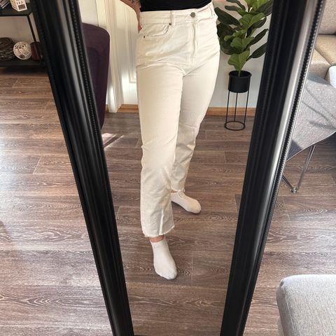 Karo Kauer x NA-KD hvit jeans