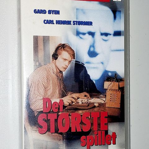 VHS SMALL BOK.NORSKE KLASSIKERE.DET STØRSTE SPILLET 1967.Sann historie.