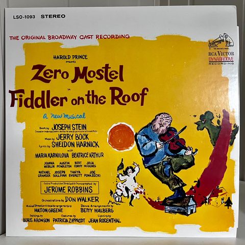 Zero Mostel - Fiddler On The Roof 2015 reissue 180g M/NM