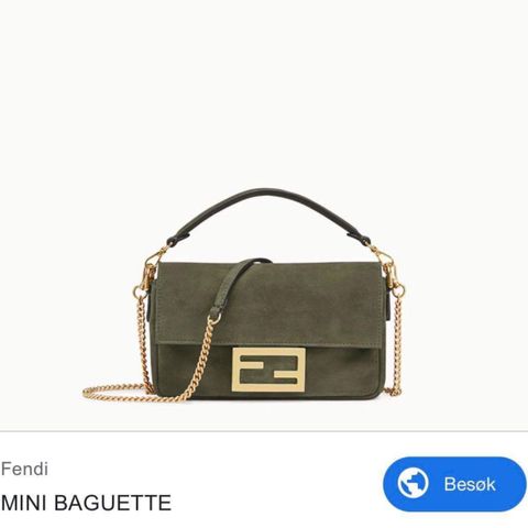 Fendi mini baguette - kaki