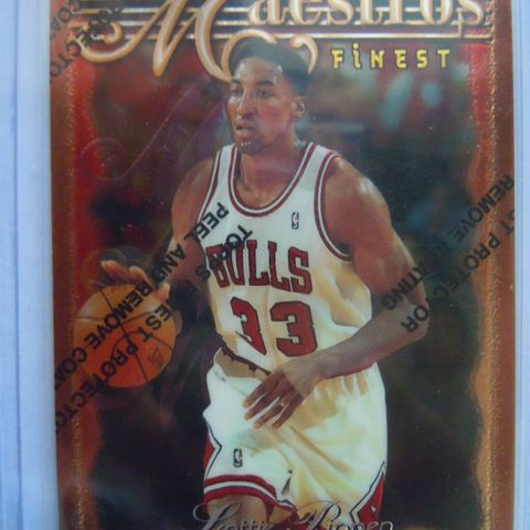 NBA Scottie Pippen Topps Finest Maestros Chicago Bulls basketballkort