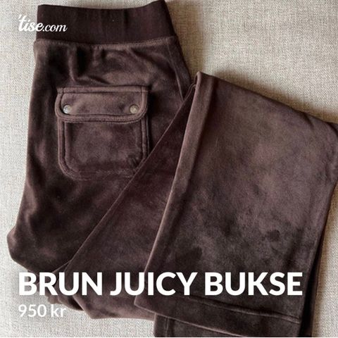 Brun juicy bukse i utmerket stand