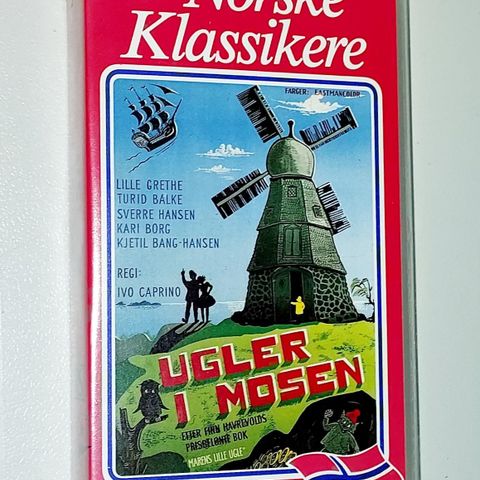 VHS SMALL BOX.NORSKE KLASSIKERE. UGLER I MOSEN 1959.