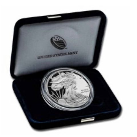 USA Silver Eagle Silver proof 2013 i eksklusive boks