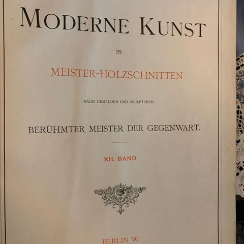 Antikk / Moderne kunst/ meister- holzschnitten