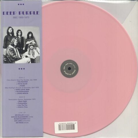Deep Purple – BBC 1969-1970 LP Limitert utgivelse på PINK vinyl