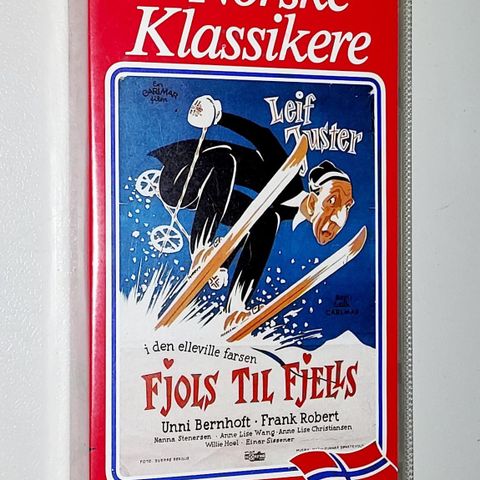 VHS SMALL BOX.NORSKE KLASSIKERE.FJOLS TIL FJELLS 1967.