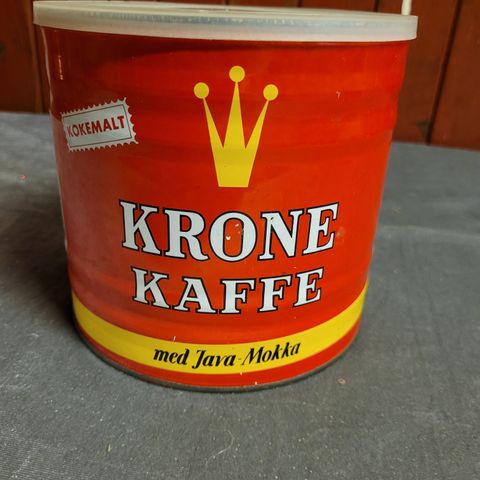 Gammel kaffeboks