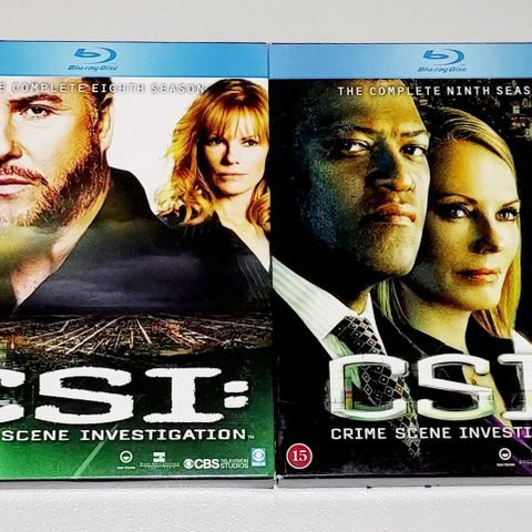 7 BLU RAY.C.S.I THE COMPLETE SEASON 8 & 9.