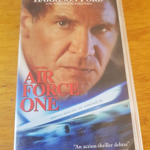 Air Force One med Harrison Ford Vhs