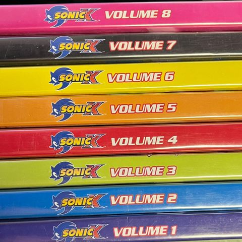 Sonic X DVD Vol. 1 til 8