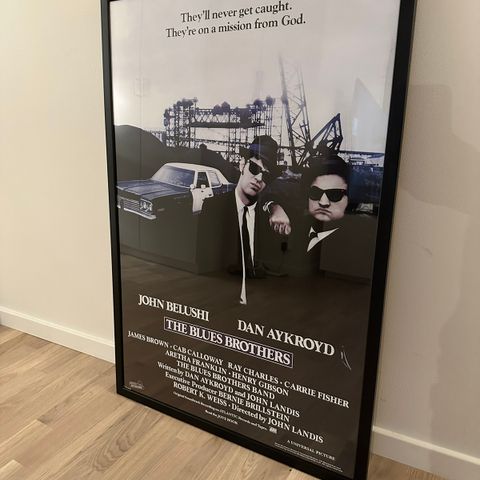 The Blues Brothers filmplakat med ramme