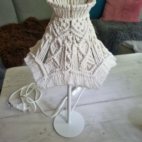 En Boho lampe