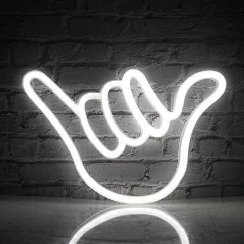 Neon Led Lampe Shaka Sign (Surfers Gesture)