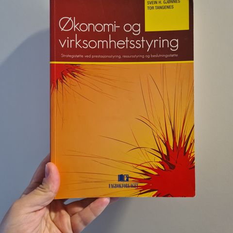 Økonomi- og virksomhetsstyring. ISBN: 9788245009620